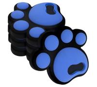 Silicone Snowboard Stomp Pad 4pcs Anti Slip Sticker Animal Paws Blue