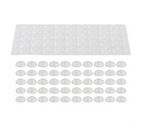 Silicone Snowboard Stomp Pads Non-slip Mat 50 Pieces for Ski Accessories Provides Traction and Grip on Snow Ice Surfaces (transparent)