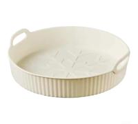 Silicone Snowflake Cake Tin Flexible Bakeware Tray for Microwave Oven Cooking - Easy Clean White 20cm(S)