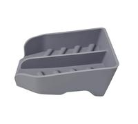 Silicone Soap Dish for Bathroom, Sponge Holder, Kitchen Raised Silicone Sponge Rack with Drain Spout, Kitchen Sink Organizer, Brush Organizer for Sink Counter Shower Home Apartment
