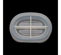Silicone Soap Dish Molds Oval Shape Drain Box Mold Resin Tray Jewelry Storage Container Art Decorations Silicone