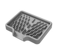 Silicone Soap Dish - Portable Relief Soap Dish | Shower Soap Dish Mats, Bath Products, Kitchen Chairman, Sponge Holder for Exfoliation, Bottle, Cup on Sink or Counter Accessories