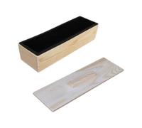 Silicone Soap Loaf Mold Rectangle Handmade Soap Making Casting Mold for Crafting- Black