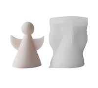 Silicone Soap Molds, 3D Angel Aromatherapy Candle-Making Molds, Easy Release Crafts Maker Aid for Muffin Soap Dessert Clay Chocolate Cement Crafting Projects