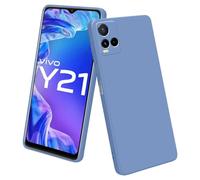 Silicone Soft Back for Vivo Y21 / Y21s / Y33s (Silicone Blue)