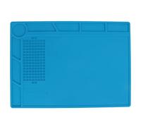 Silicone Soldering Mat Blue Heat Insulation Non Slip Repair Pad for Phone PC Maintenance Work