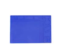 Silicone Soldering Mat for Electronics Repair Nonslip Surfaces Storage Slots MultiCompartment Design Antislip Soldering Workbenches Mat