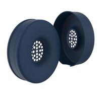 Silicone Solo 4 Earpads Protective Covers, Washable Sweat Ear Pad Covers Silicone Case Compatible with Beats Solo 4 & Solo 3 Wireless On-Ear Headphones, Protective Pad for Solo 4 Headset (Blue)