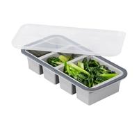 Silicone Soup Cubes Freezer Tray | Transparent Easy Release Reusable Tools - Silicone Freeze Containers with Lid | For Home Indoors With Friends For Cooking Cocktails Freezing