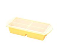 Silicone Soup Freeze Mould | 2 Large Food Containers, Broth Cube Tray with Lid - Ideal for Soup Sauces Leftovers Meals Kitchen Home Office and Microwave