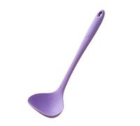 Silicone Soup Ladle - Non Stick Safe Serving Spoon, Heat Resistant Flexible Cooking Tool for Pots Pans Bowls, Silicone 29x9cm Durrable Qualiity Construction - for Kitchen Meal Prep & Outdoor Use