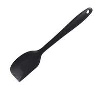 Silicone Spatula Food Grade Scraper Cooking Pastry Non-Stick Butter Cake Baking 21cm Small Size Black Spatula Kitchen Baking Supplies Handy and Professional