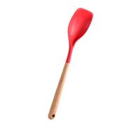 Silicone Spatula for Cooking, Non-stick Spoon - Spatula for Kitchen with Wooden Handle, for Serving Frying Vegetables Meat Soup Kitchen