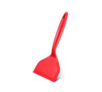 Silicone Spatula Pancakes Shovel Omelette Spatula Turner for Eggs Fish Pancake Kitchen Scraper Red