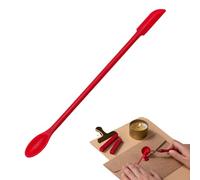 Silicone Spatula, Silicones Wax Seal Scraper Tool, Double-Ended Scrapers, Spoon for Sealing Waxs, Edge Cleaning Tools, and Craft Projects, Spoons & Edges Cleaner for Fire Drip Glue Removal