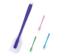 Silicone Spatula, Spatulas for Cooking 450°F Heat Resistant Seamless Rubber Spatulas Non-Stick Silicone Kitchen Utensils for Cooking, Baking and Mixing, Dishwasher Safe, Purple