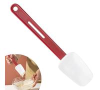 Silicone Spatula Spoon for Cooking, High Heat Resistant Scraper Spoon Rubber Spatula Non-Stick Cookware Compatible, Dishwasher Safe 10in/26cm,Red