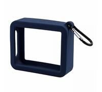 Silicone Speaker Case Cover for JBL GO 2 GO2 Stand Up Protective Cover Shell Anti-fall Travel Durable Shockproof Case Bluetooth Waterproof Speaker Accessories (dark blue)