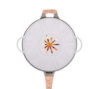 Silicone Splash Guard - Foldable Splatter Screen for Frying Pan | Draining Sieve with Handles - Heat-Resistant | for Bacon Pot Cooking Stove Kitchen Cookware