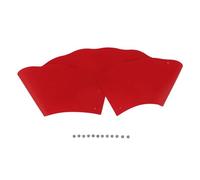 Silicone Splatter Guard, Adjustable Anti Oil Splashing Guard for Frying Pan, DIY Splatter Screen for Kitchen Cooking Supplies, BPA Free, Red