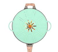 Silicone Splatter Screen,Frying Grease Silicone Cover for 10-12 Inch - Cooking Splatter Cover | for Kitchen Cooking Baking Pan Pot Food Strainer Colander Steamer