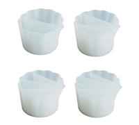 Silicone Split Cup 2/3 / 4/5 Chambers Split Cups Paint Cup Painting Paint Pouring Tool 5 Styles for Fluid Art Silicone Distributing Resin