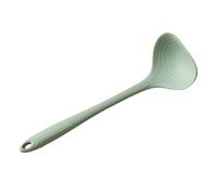 Silicone Spoon - Heat Resistant Food-Grade Kitchen Utensils, Silicone Soup Ladle Cooking Spoons for Nonstick Cookware Pots Pans Bowls Deep Fryer Home Restaurant Camping
