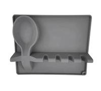 Silicone Spoon Holder for the Kitchen - Kitchen Brush - Cooking Spoon Holder with Drip Protection - For Spatula Soup Ladle Tweezers Tongs Cooking Enthusiasts Sauce Makers Busy Parents