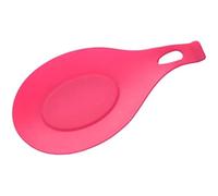 Silicone Spoon Rest for Kitchen - Heat-Resistant Utensil Holder, Non-Slip & Dishwasher Safe - Cooking Spoon Tray for Stove, Countertop & Sink (Pink)