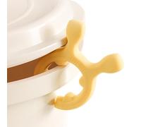 Silicone Spoon Rest for Saucepan Handle | Silicone Kitchen Utensil - Non-slip Utensil Rest for Chefs Parents Mothers Meals Preparations Dinner Meetings Family Meetings