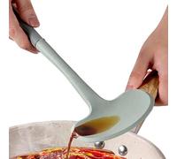 Silicone Spoons for Cooking | Non-Stick Silicone Cooking Utensils | Kitchen Dining Tool for Dining Home Restaurant Commercial Scraping Stirring Flipping scooping