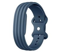 Silicone Sport Band compatible with Fitbit Luxe, Butterfly Clasp | Velcro Closure, Lightweight & Breathable, Multiple Colours, Men & Women, Outdoor Running