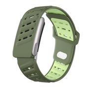 Silicone Sport Band Compatible with Whoop 5.0 Band Strap Men Women, Breathable Sport Adjustable Waterproof Replacement Wristbands Straps for Whoop 5.0 Silicone Bands (Dark Green)