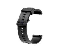 Silicone Sport Watch Band for Garmin Vivoactive 3 20mm(Black)