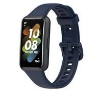 Silicone Sports Sweat Proof Solid Color Watch Band with Convenient Adjustment and Wide Compatibility Compatible Smartwatch Wristband for Chemotherapy (H, BAND7)