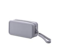 Silicone Square Cosmetic Storage Bag, Rectangle Small Item Coin Purse Pouch, Waterproof Travel Makeup Brush Holder(undefined-Grey(L),undefined)