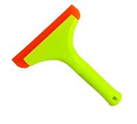 Silicone Squeegee for Shower Glass Door, Window Cleaning, Auto Water Blade, Water Wiper, Shower Squeegee, 5.9'' Blade and 7.5'' Long Handle, for Car Windshield, Window, Mirror, Glass Door. ( Green )