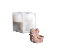 Silicone Squirrel Cup Mold Eggs Holder Mold Suitable for Versatile Use in Homes Decors and Festival Gift Creation Decorative Garden Pots Silicone