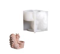 Silicone Squirrel Cup Mold Eggs Holder Mold Suitable for Versatile Use in Homes Decors and Festival Gift Creation Silicone Flower Pots