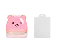 Silicone Stamper Set French Tip Stamp Bear Jelly Stamper With Scraper Nails Art Template Tool For Woman