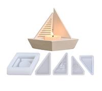 Silicone Stand Mold 1 Set for Creating Realistic Sail Shape Holder Suitable for Resin Home Decoration Holder