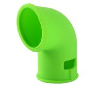 Silicone Steam Diverter for Pressure Cookers Adjustable Vent Pipe Kitchen Utensil Accessory with Curved Design (Green, 7.5X4cm)