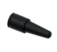 Silicone Steam Wand Tip Single Hole Nozzle for Coffee Machine Steam Pipe Replacement, For Heat-Resistant Milk Frother Accessory for Precise Foam, Black 3.7x1x1cm