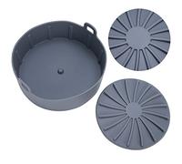 Silicone Steamer Insert, Multifunction Steam Basket for Instant Pot Cooking(Gray)