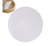 Silicone Steamer Liner - 24cm Round Mat, Food Grade Mesh Sheet, Reusable Non Stick Steaming Pad with Heat Resistant Design | Steamer Insert for Dumplings, Vegetables and Fish Cooking