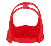 Silicone Steamer Multifunctional Drain Pad Anti Slip Washable Kitchen Mat Storage Liner Dual Handle Pressure Cooker Sling