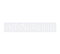 Silicone Stencil For No Parking,Readable In Any Weather | No Parking Stencil For Rail Spray Paint,For Pavement, Sidewalk, Asphalt, Backyard, Concrete, Curb