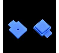 Silicone Stopper Seal Type - Reusable Cuvette Cap for Sealed & Volatility Experiments - Pack of 100 for 10x10 mm Cuvettes
