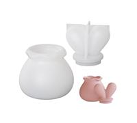 Silicone Storage Box Rabbits Ear Shaped Jewelry Box Moulds Resin Mold Storage Container Molds with Lid for Silicone Casting Molds