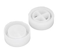 Silicone Storage Box, Soft & Flexible, 2Pcs 8.6cm, Multi Purpose for DIY Resin Crafts Like Storage, Flower Pots, Pen Holders